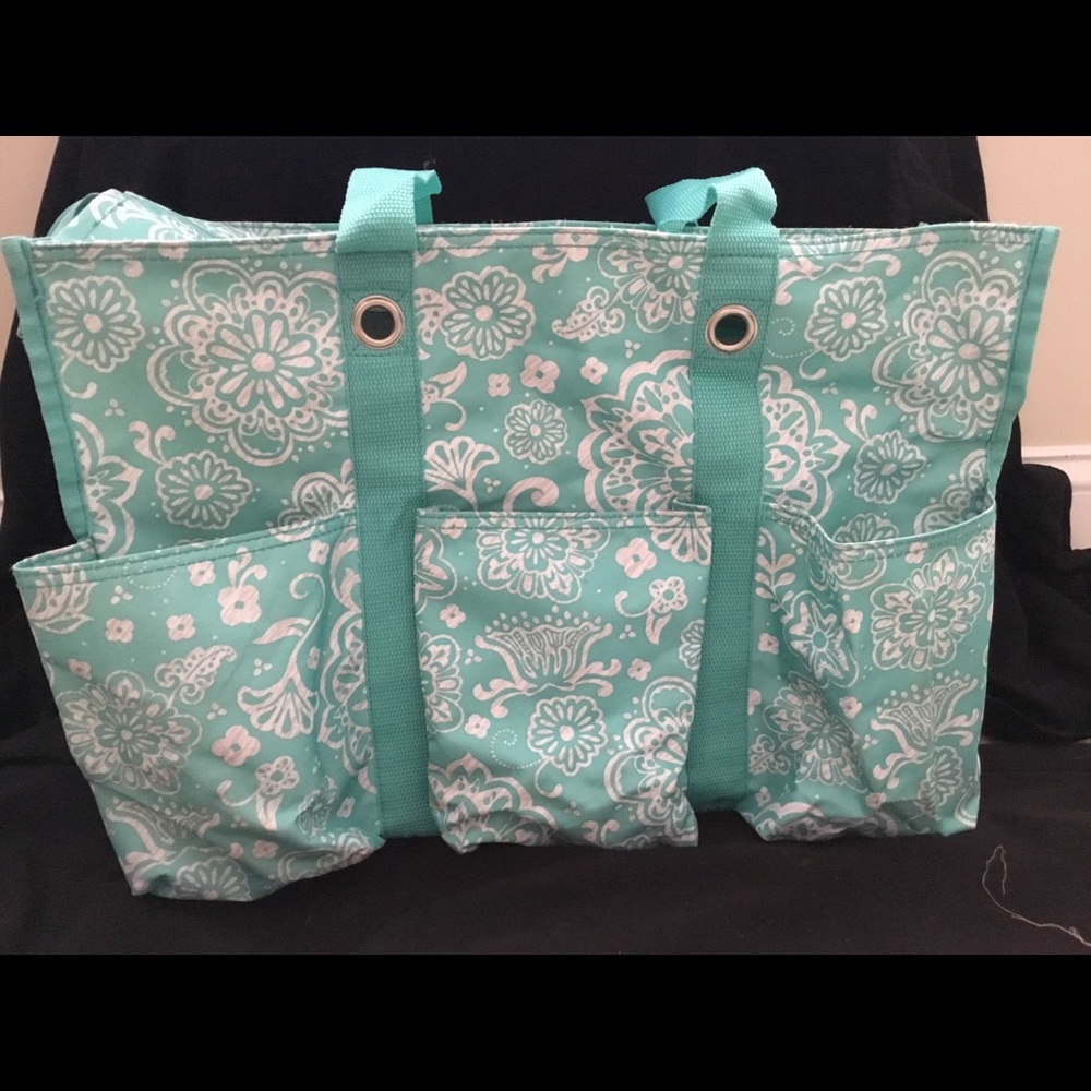 Thirty One large zippered tote
